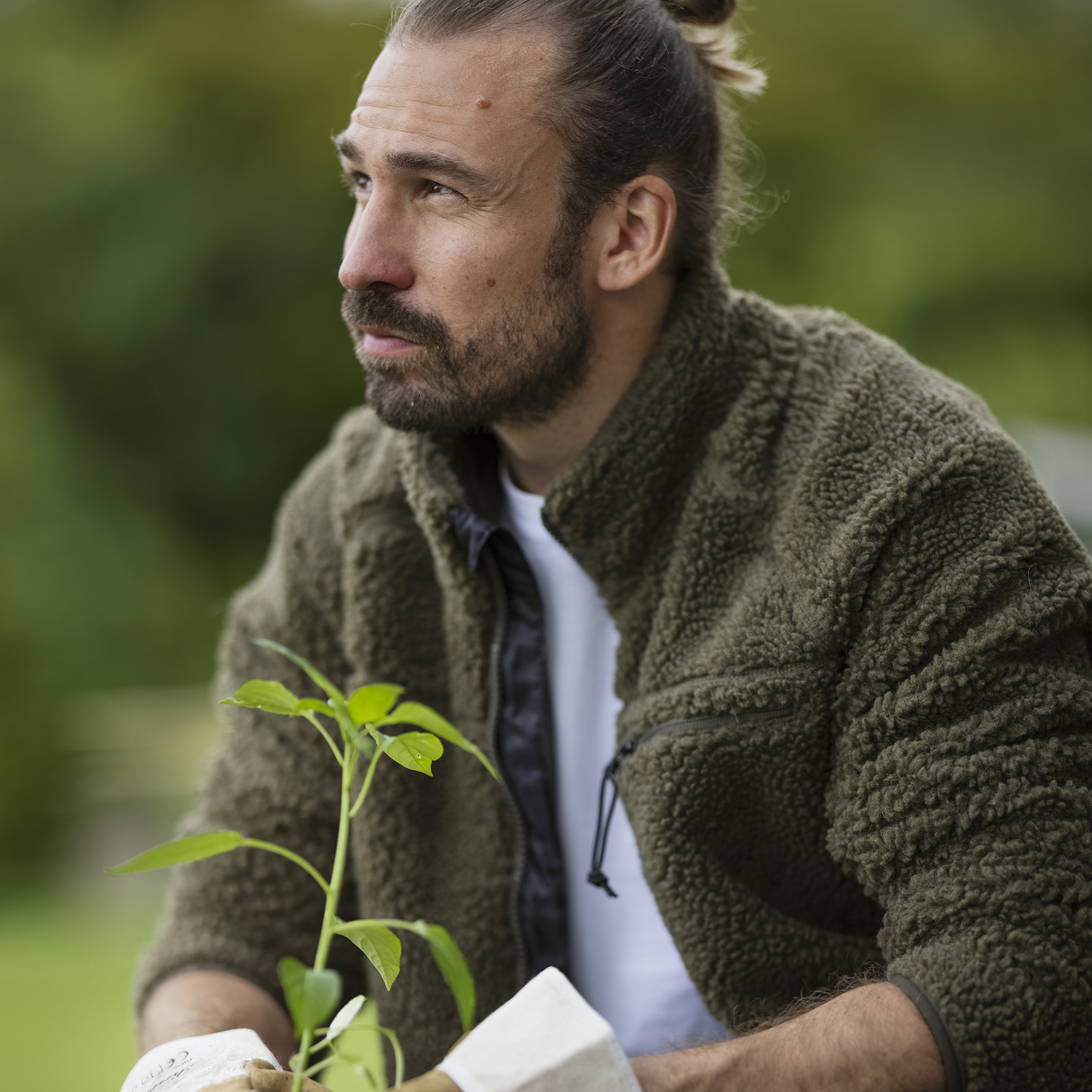 Naturverbundener Mann